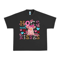 Pigment Black hogs and kisses pig  olivia Urban Heavy Tee - OliviaCreatesArt