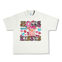 Pistachio hogs and kisses pig  olivia Urban Heavy Tee - OliviaCreatesArt