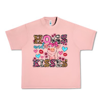 Salmon hogs and kisses pig  olivia Urban Heavy Tee - OliviaCreatesArt