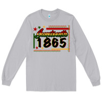 Moon Dust Juneteenth 1865 Long Sleeve Tee - FaDigitalArtStudio