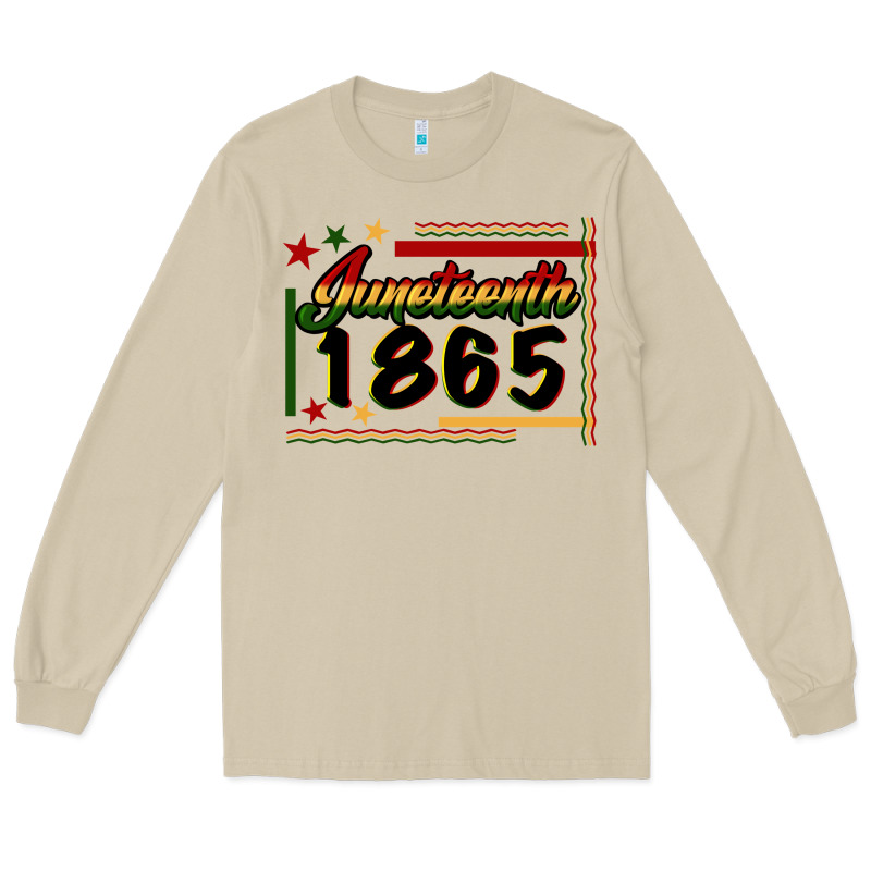 Juneteenth 1865 Long Sleeve Tee by FaDigitalArtStudio | Teevron
