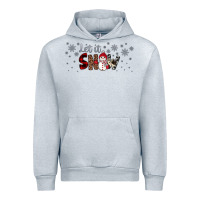 Heather Grey Christmas let it snow Urban Hoodie - JahusDesignShop