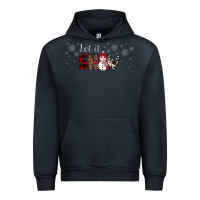 Navy Christmas let it snow Urban Hoodie - JahusDesignShop