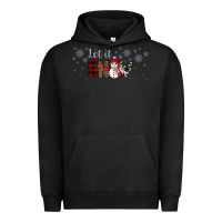 Pigment Black Christmas let it snow Urban Hoodie - JahusDesignShop