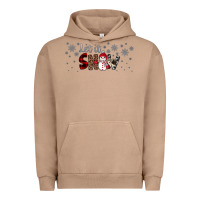 Pigment Burro Christmas let it snow Urban Hoodie - JahusDesignShop