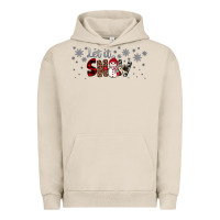 Pigment French Oak Christmas let it snow Urban Hoodie - JahusDesignShop