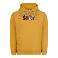 Pigment Peanut Butter Christmas let it snow Urban Hoodie - JahusDesignShop