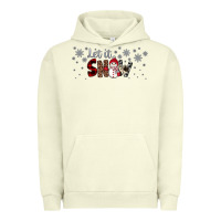 Pigment Pistachio Christmas let it snow Urban Hoodie - JahusDesignShop