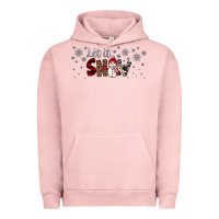 Pigment Salmon Christmas let it snow Urban Hoodie - JahusDesignShop