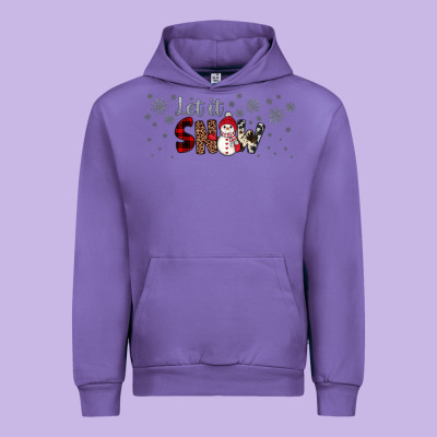 Christmas Let It Snow Urban Hoodie Designed By Jahusdesignshop