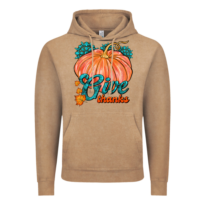 Give Thanks Vintage Hoodie by FaDigitalArtStudio | Teevron