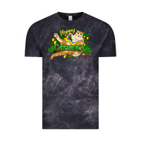 Cloud Black St. Patrick's Day cat Vintage Tee - HowdyJamesFarm