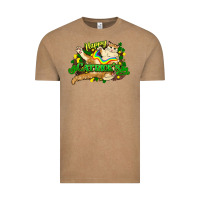 Vintage Coffee St. Patrick's Day cat Vintage Tee - HowdyJamesFarm