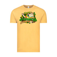 Vintage Mustard St. Patrick's Day cat Vintage Tee - HowdyJamesFarm