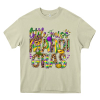 Mossy Little miss Mardi Gras Heavy Core Tee - NancyCooperArtShop