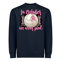 Navy in october we wear pink volleyball Heavyweight Sweatshirt - BarkalooDesign