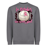 Storm in october we wear pink volleyball Heavyweight Sweatshirt - BarkalooDesign