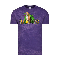 Cloud Purple lucky dog St. Patrick's Vintage Tee - HowdyJamesFarm