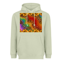 Matcha pride sunflower  rainbow leopard Heavyweight Hoodie - AdoDesignShop