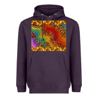 Plum pride sunflower  rainbow leopard Heavyweight Hoodie - AdoDesignShop