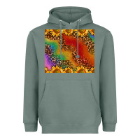 Sage pride sunflower  rainbow leopard Heavyweight Hoodie - AdoDesignShop