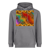Storm pride sunflower  rainbow leopard Heavyweight Hoodie - AdoDesignShop