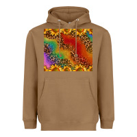 Toasted Coconut pride sunflower  rainbow leopard Heavyweight Hoodie - AdoDesignShop