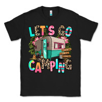 Black let's go camping Classic Tee - RanaPortraitStore