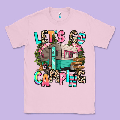 Let's Go Camping Classic Tee Designed By Ranaportraitstore
