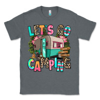 Charcoal Heather let's go camping Classic Tee - RanaPortraitStore