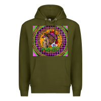 Army Green momster halloween momlife Premium Hoodie - Jasminsmagicworld