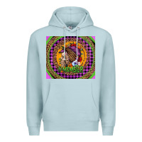 Blue Mist momster halloween momlife Premium Hoodie - Jasminsmagicworld