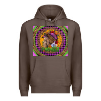 Coffee momster halloween momlife Premium Hoodie - Jasminsmagicworld