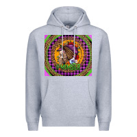 Heather Grey momster halloween momlife Premium Hoodie - Jasminsmagicworld