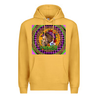 Mustard momster halloween momlife Premium Hoodie - Jasminsmagicworld