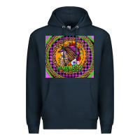 Navy momster halloween momlife Premium Hoodie - Jasminsmagicworld