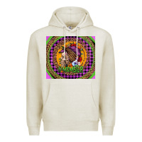 Oatmeal Heather momster halloween momlife Premium Hoodie - Jasminsmagicworld
