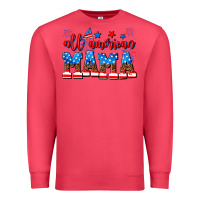 Cardinal all american mama Premium Sweatshirt - AdoDesignShop