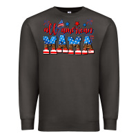Smoke all american mama Premium Sweatshirt - AdoDesignShop