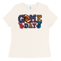 Bone Game day red and blue Ladies Tee - HowdyJamesFarm