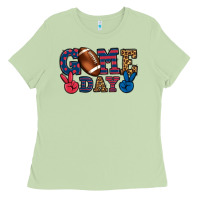 Matcha Game day red and blue Ladies Tee - HowdyJamesFarm