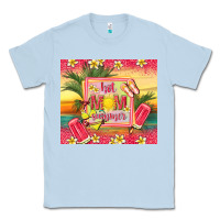 Dusty Blue hot mom summer Classic Tee - TumblerDesignByShophia