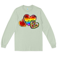 Matcha Pride hearts Long Sleeve Tee - FaDigitalArtStudio