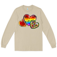 Mushroom Pride hearts Long Sleeve Tee - FaDigitalArtStudio