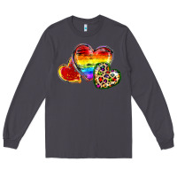 Smoke Pride hearts Long Sleeve Tee - FaDigitalArtStudio