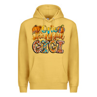 Antique Gold one thankful gigi Premium Hoodie - CowhideDigitalArt