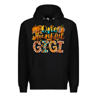 Black one thankful gigi Premium Hoodie - CowhideDigitalArt