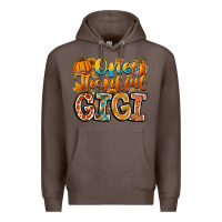Coffee one thankful gigi Premium Hoodie - CowhideDigitalArt