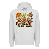 Dove Grey one thankful gigi Premium Hoodie - CowhideDigitalArt