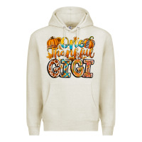 Oatmeal Heather one thankful gigi Premium Hoodie - CowhideDigitalArt